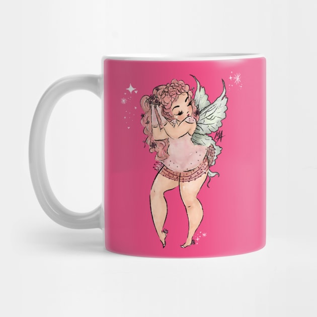 Vintage Cherub Fairy (option without background) by The Mindful Maestra